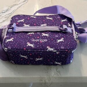 Bentgo Purple Unicorn Kids Lunch Bag with Adjustable Strap